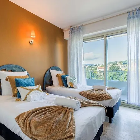 Reflets D'azur - Vue Mer, Plage, Neuf, Moderne Apartman *